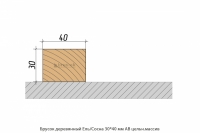 Брусок деревянный Всё для лестниц